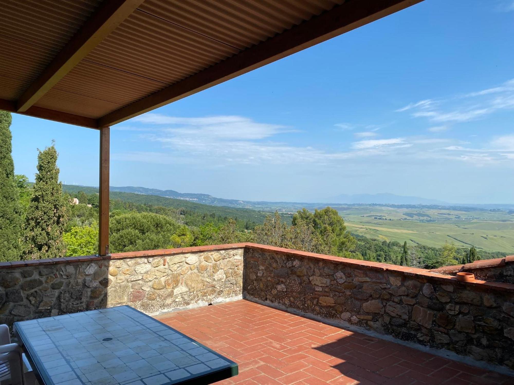 La Ginestra - Terrazza Apartment Orciatico ภายนอก รูปภาพ